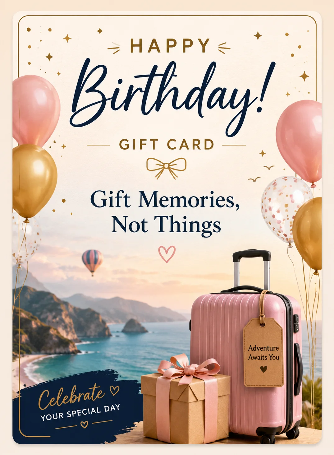 To Memories Over Things!